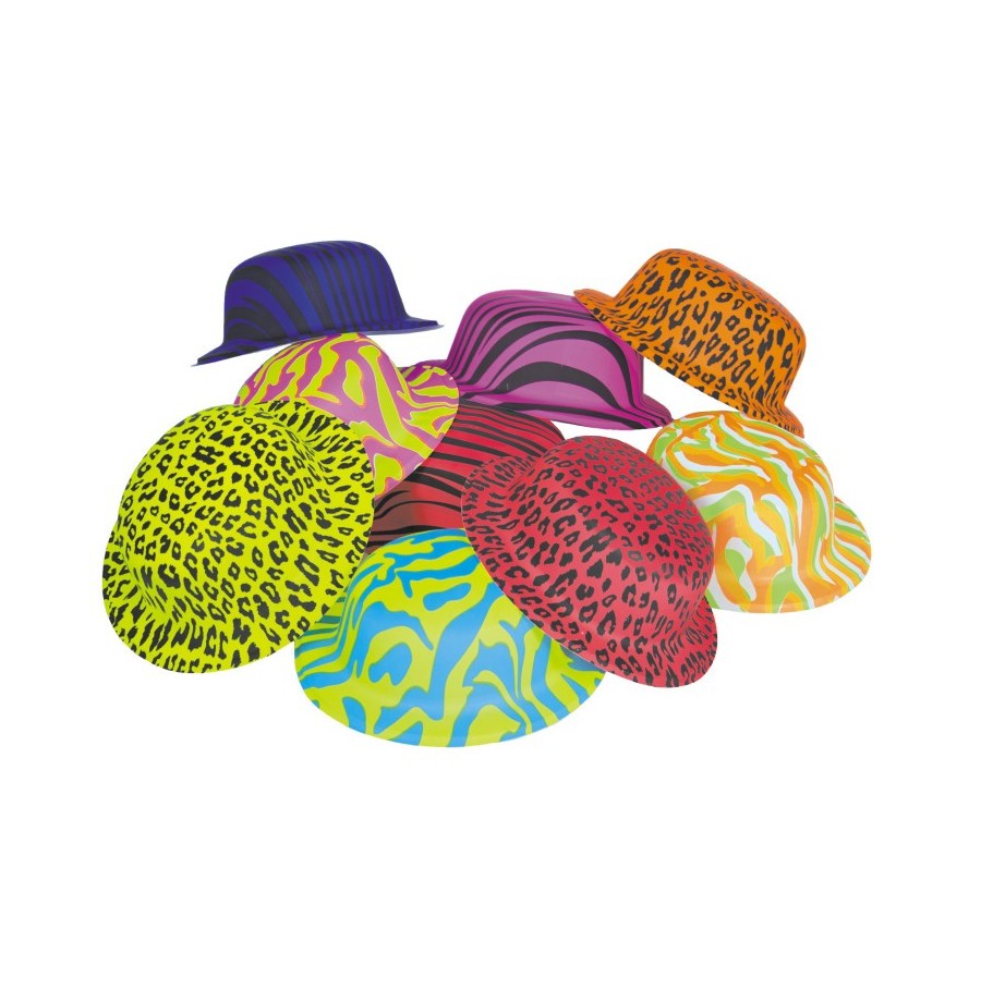 Chapeau Melon Flashy couleurs assorties