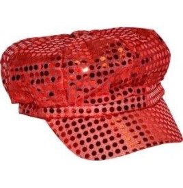 Casquette disco Argent