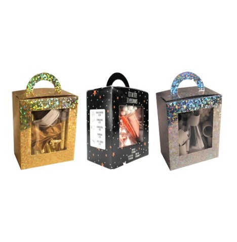 Kit cotillons 10 personnes   or