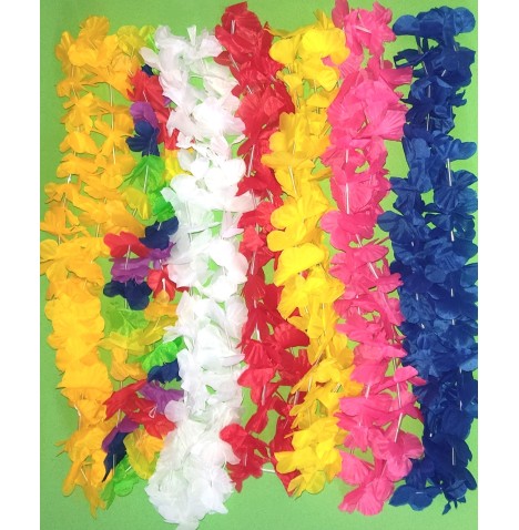 Colliers Hawaï Multicolores – Accessoires Fête Tropicale & Été