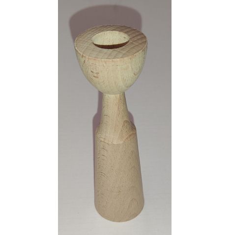 Bougeoir en bois diamètre 40 mm x 140 mm