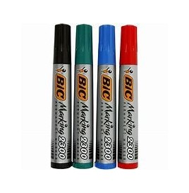 Marker 2300 permanent Bic Couleurs au choix