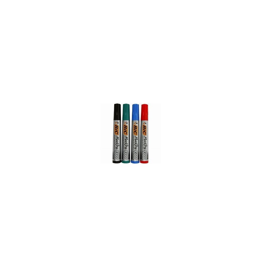 Marker 2300 permanent Bic Couleurs aux choix