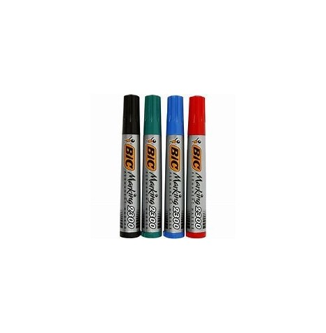 Marker 2300 permanent Bic Couleurs au choix