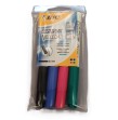 Pochette 4 velleda Bic assortis pointe ogive
