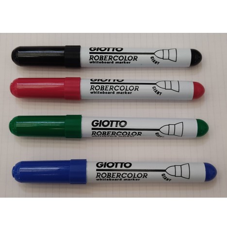 Bte de 12 Marqueurs Giotto vert pte ogive 7mm