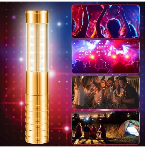 Bâton stroboscopique (36 leds blanches et 3 modes de fonctionnement)