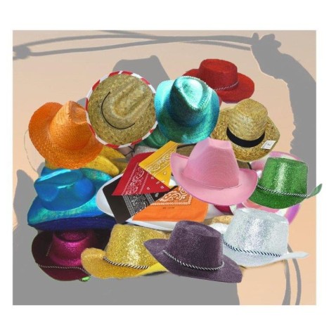 Lot COUNTRY chapeaux assortis - Lots promotionnels  pas cher