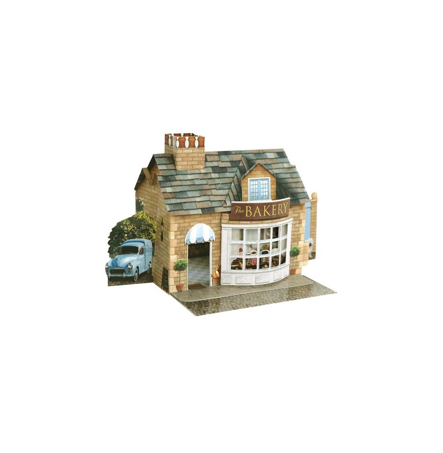 Maquette en carton  3D Pop-up Place de Santoro
