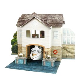 Maquette en carton  3D Pop-up Place de Santoro