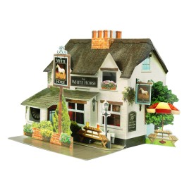 Maquette en carton  3D Pop-up Place de Santoro