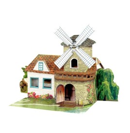 Maquette en carton  3D Pop-up Place de Santoro