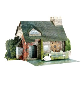 Maquette en carton  3D Pop-up Place de Santoro