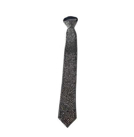 Cravate sequins avec Strass assorties l'unité