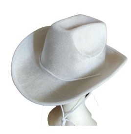Chapeau cow boy feutre rose