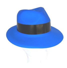 Chapeau gangster rose pvc