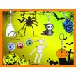 Lot de 52 Porte-clés Halloween