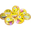 24 MASQUES EMOJI ASSORTIS 21X21cm