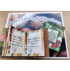 19 PETITS LIVRES DE CITATIONS