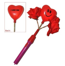 💐 Bouquet lumineux avec cœur “Y love you” – Cadeau romantique.
