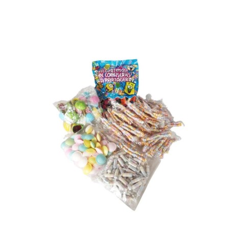 Confiserie lot de 500 bonbons emballés