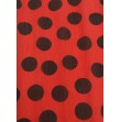 Feuille crépon imprimé coccinelle 2m x 0.5