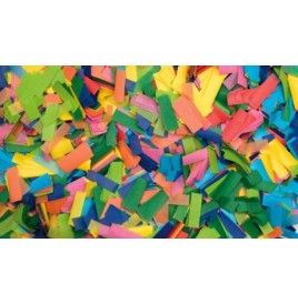 Confetti de scène rectangle 16x52mm multicolore