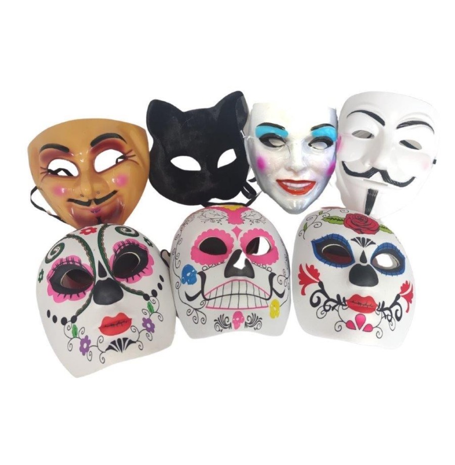 20 Masques Assortis Carnaval