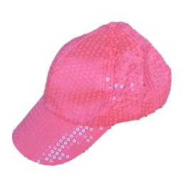 Casquette fluo sequins