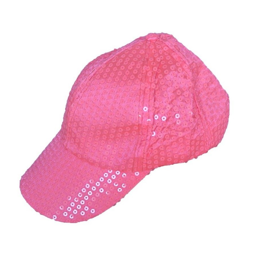 Casquette fluo sequins Casquette fluo sequins
