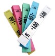 Carnet vestiaire avec trous  50 tickets