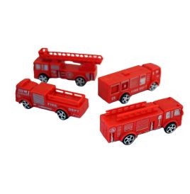 Camion pompier 9.5 cm rétrofriction
