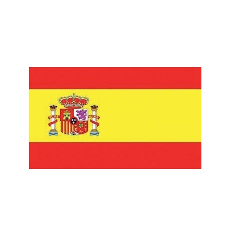 Drapeau Espagne 90 x 150 cm gainé - Décoration  pas cher