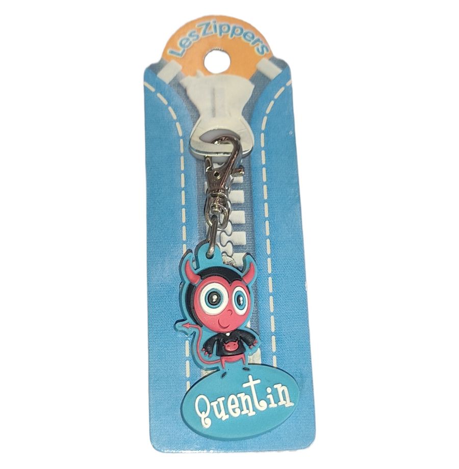 Porte-clés Zip'Amis Prénoms lettre Q Porte-clés Zip'Amis Prénoms lettre Q