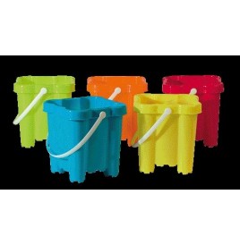 Seau de plage château-fort  diam 20 cm
