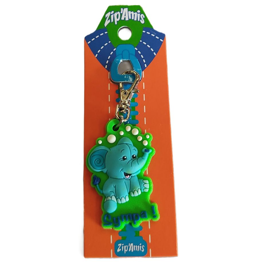 Porte-clés Zip'Amis Expressions diverses