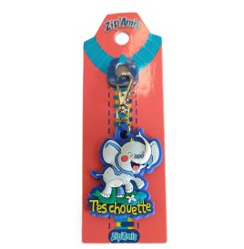 Zips amis aux couleurs vives et branchés à accrocher ou l'on veut.