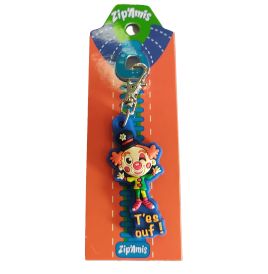 Zips amis aux couleurs vives et branchés à accrocher ou l'on veut.
