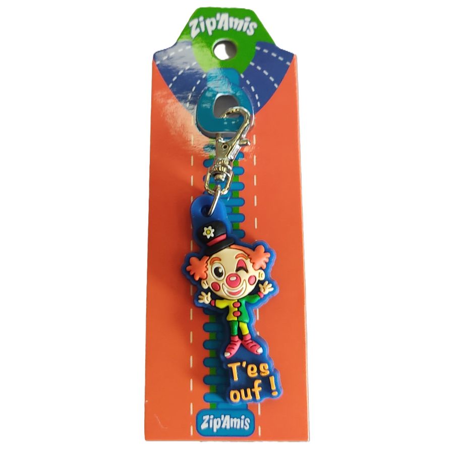 Porte-clés Zip'Amis Expressions diverses