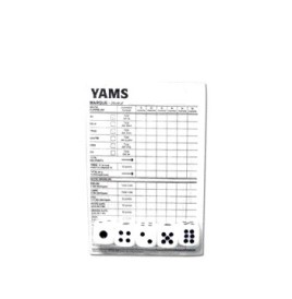 Yam's 5 dés 13 mm + 10 pages scores - Jeux de société  pas cher