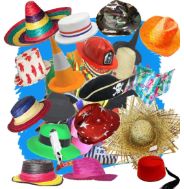 Lot de  chapeaux originaux : soirée tête de ouf garantie !