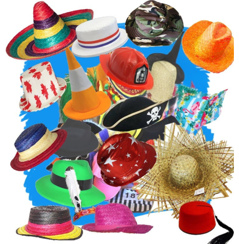 Lot de  chapeaux originaux : soirée tête de ouf garantie !