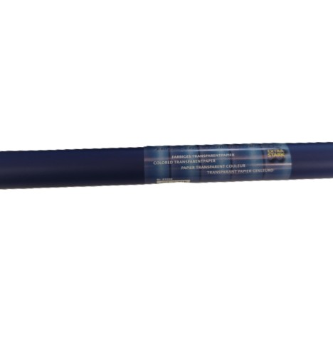 Rouleau papier calque 0.505 x0.70 m Bleu