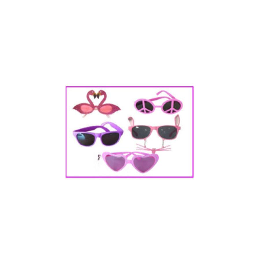 15 paires de Lunettes Rose