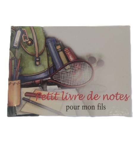 Carnet "pour mon Fils "