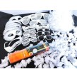 Lot blanc festif : accessoires blancs pour soirées 100 % lumineuses Lot blanc festif : accessoires blancs pour soirées 100 % lumineuses