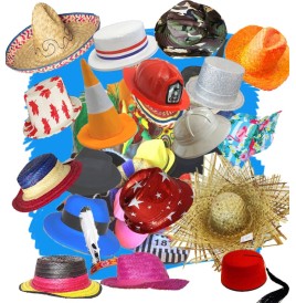 Lot de  chapeaux originaux : soirée tête de ouf garantie !