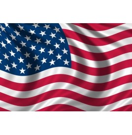 Drapeau  USA 90 X 150 cm non gainé