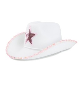 Chapeau Cowgirl  – Étoile à Sequins, Look Western Girly