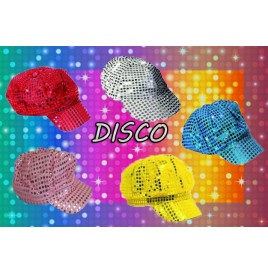 Lot 30 casquettes disco ✨ bleu, rouge, or et argent